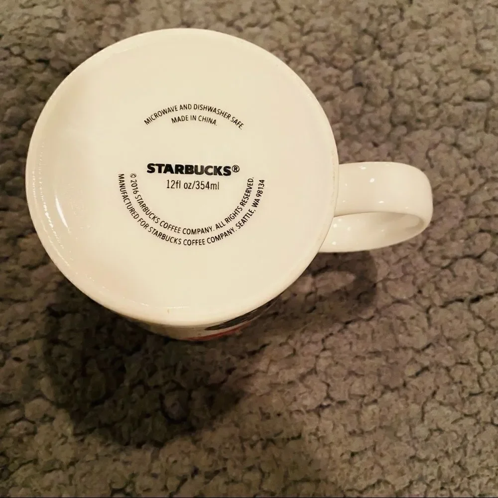 Starbucks Hiliday Collection Coffee Mug 12 Oz